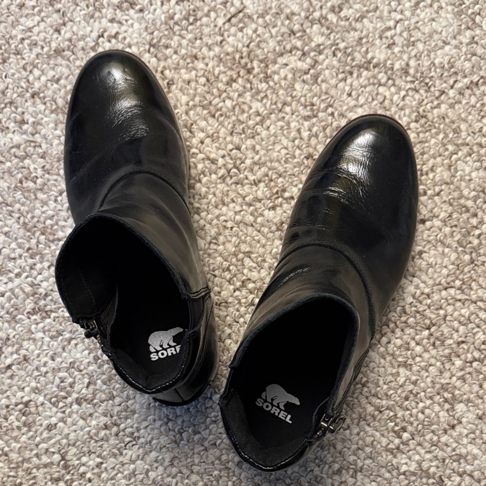 Sorel Women's Black Leather Boots